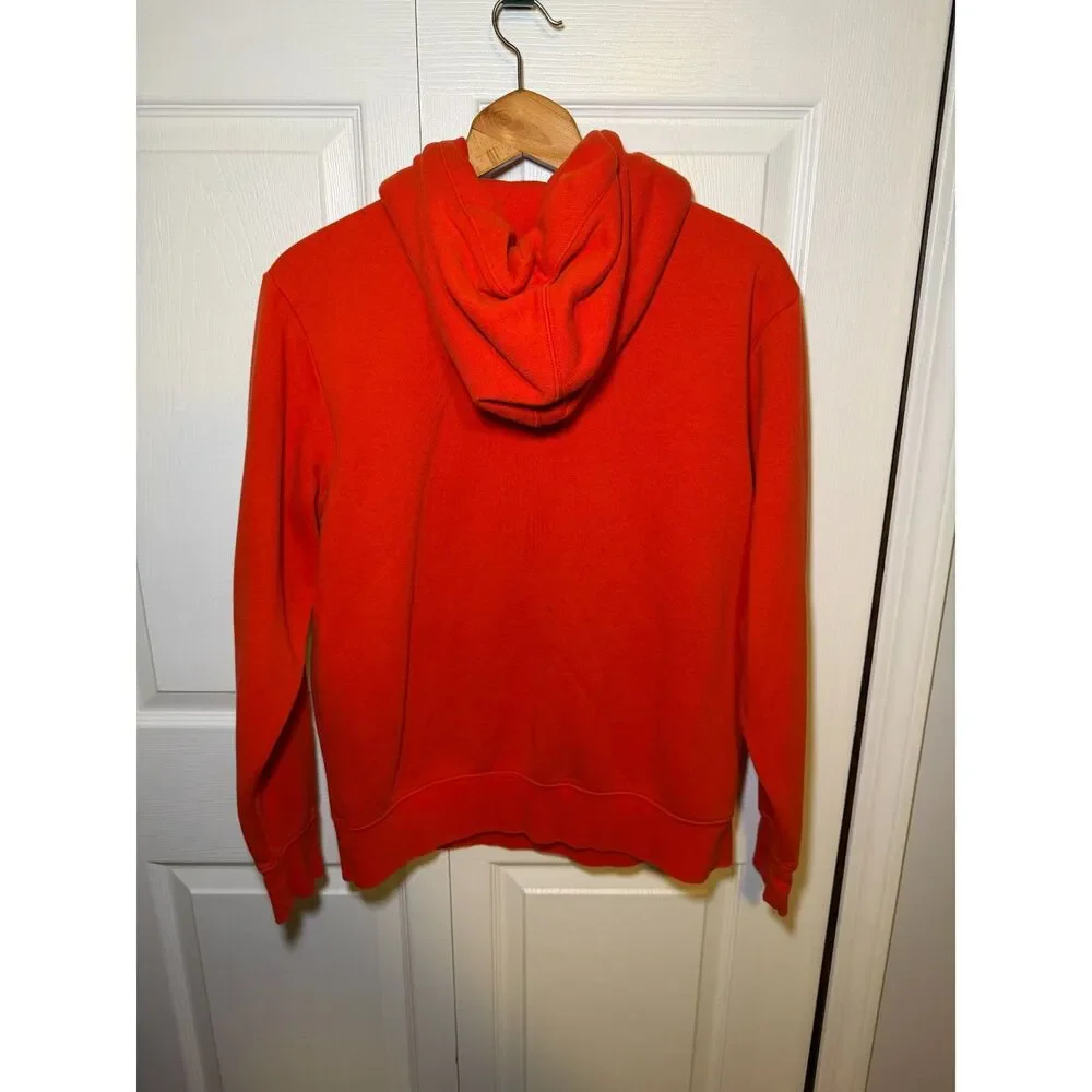 The North Face Berkeley Calif USA Hoodie Orange Men's Medium Graphic Pullover